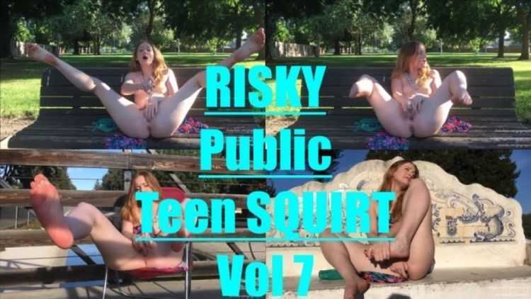 Risky Public Teen Squirt