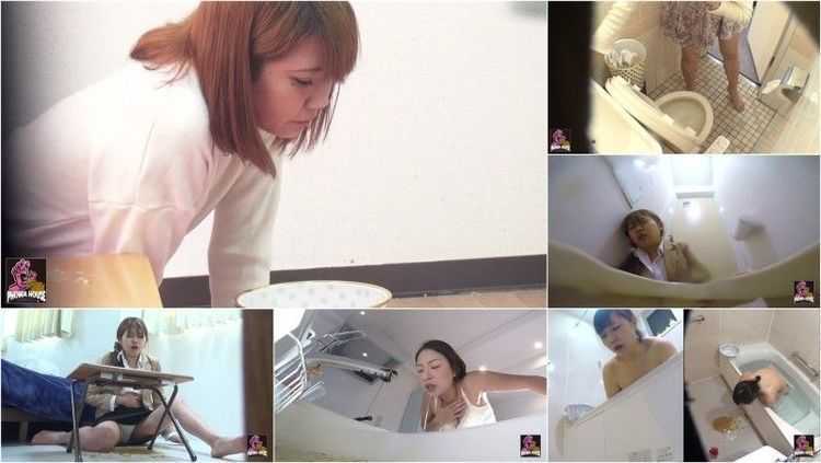 PGFD-027 Sick women puking at home. Vomit voyeur.