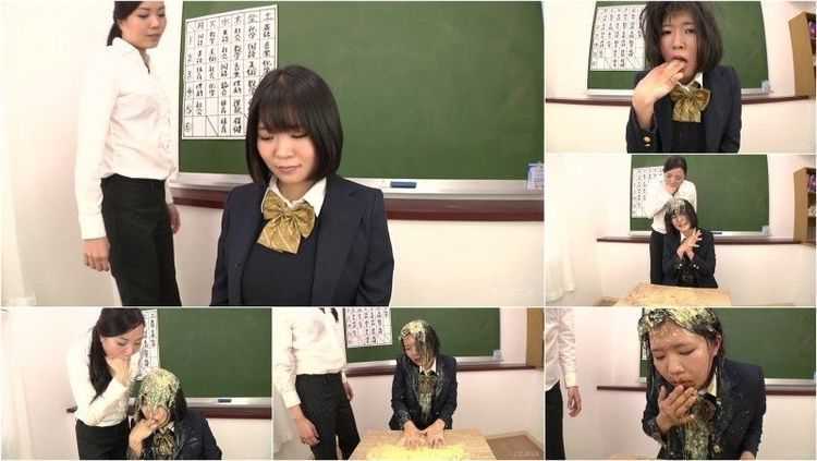 MANB-001 | Teacher and her student playing disgusting lesbian vomit and scat games in the classroom.