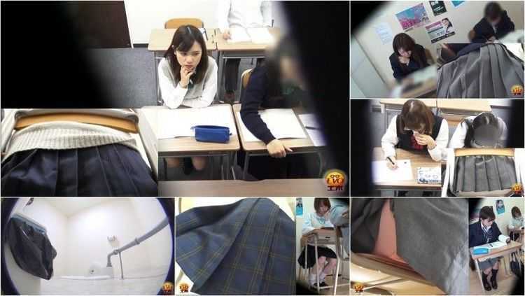 EE-169 Peeping Schoolgirls Loud Farting During Class.