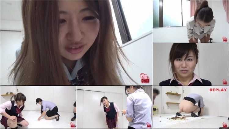 FF-134 | School girls vs office ladies. Enema competition.