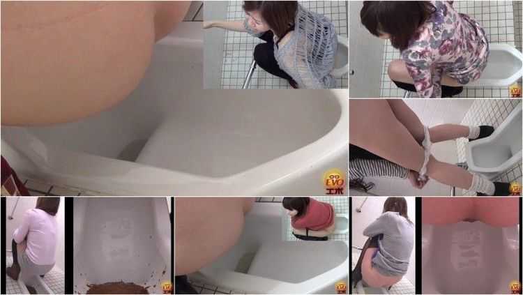 EE-036 [#2] | Detailed toilet voyeur on women’s defecation.