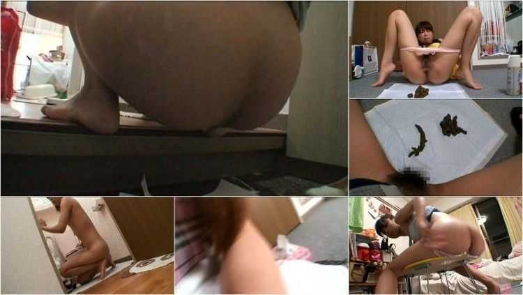 ODV-267 | Cute girl’s self-filmed pooping around her apartment.