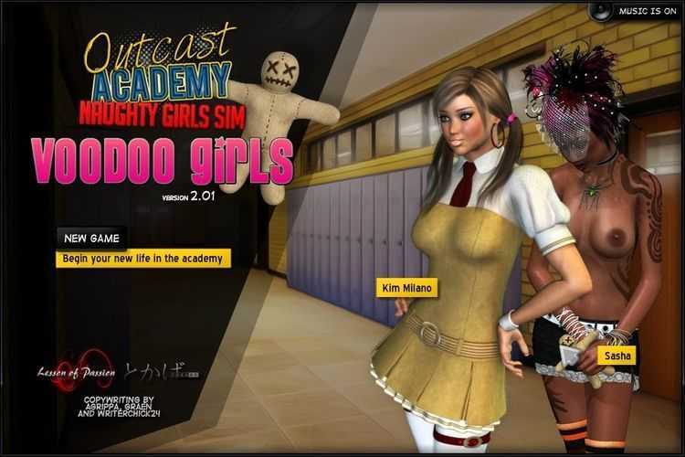 Outcast Academy Naughty Girls Sim “VOODOO GIRLS” v2.01 + Hack Mods