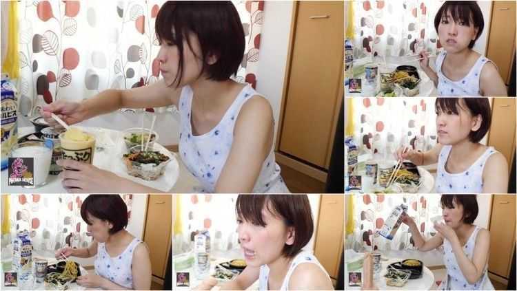 PGFD-044 [#3] | Japanese girls gagging on dildos and puking food. Self-filmed amateur videos collection. - 