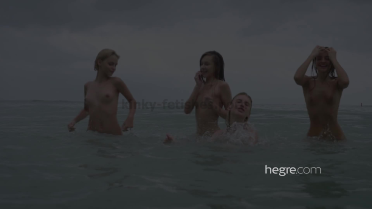 Hegre-Art presents Ariel, Marika, Melena, Mira in 4 Nude Beach Nymphs – 06.02.2018