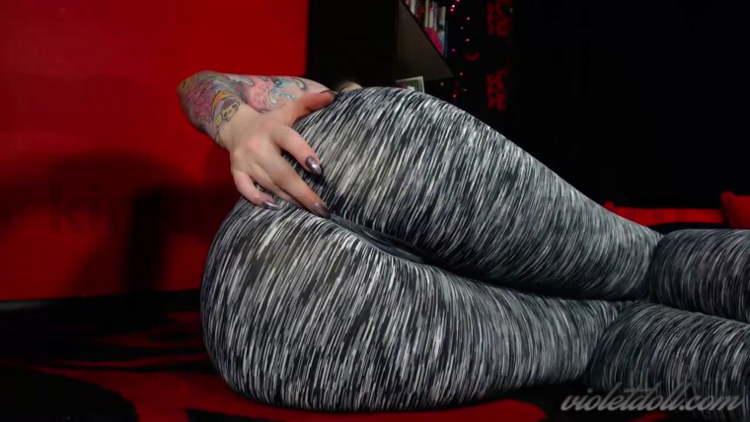 violet doll  leggings ass addiction  pov