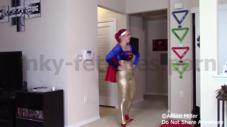 supergirl kicks your villain sidekick butt!  masturbation instruction