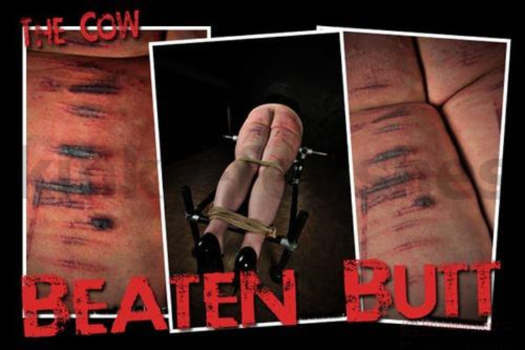 Brutal BDSM Cow – Beaten Butt (020413)