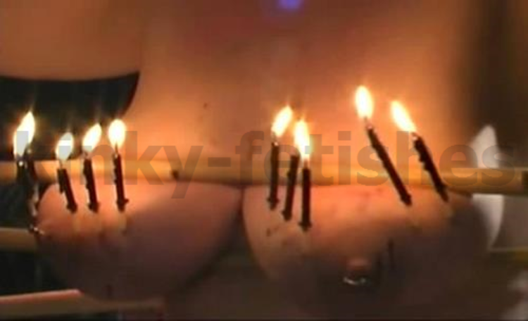 Brutal BDSM Fyre Candle Tits