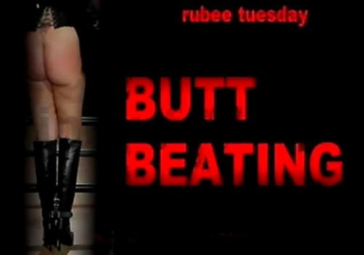 Brutal BDSM Rubee – Butt Beating