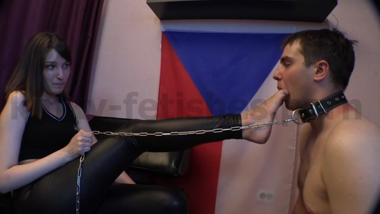 czech femdom  spitting