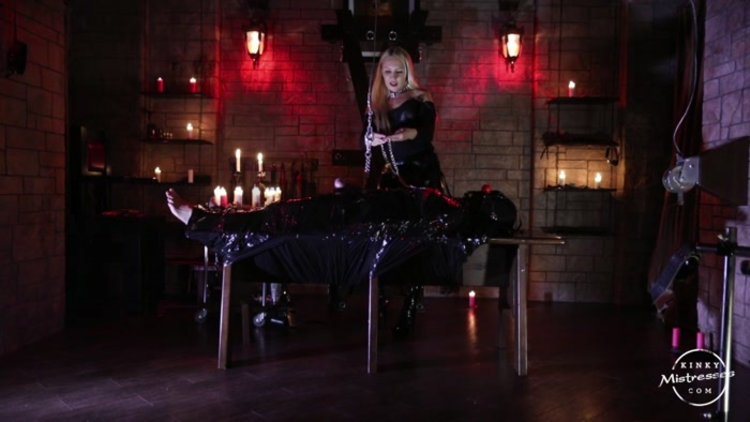 kinkymistresses  mistress marta  cbt in the dark dungeon  abuse