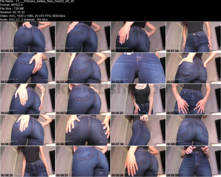 princess ashley  new designer jeans ass worship  mesmerize