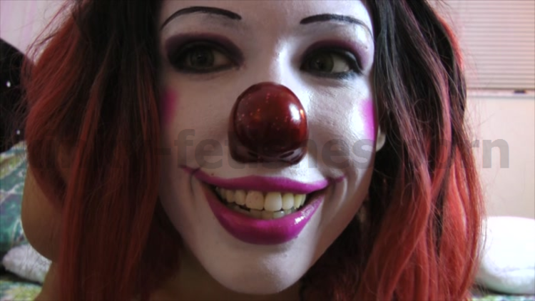 kitzis clown fetish  circus feet worship  pov