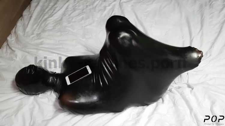 Miss Perversion – Trapped, Teased & Breath Controlled in a Latex Sleepsack!