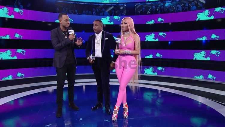 Nicki Minaj Pink Latex Catsuit Camel Toe Extravaganca