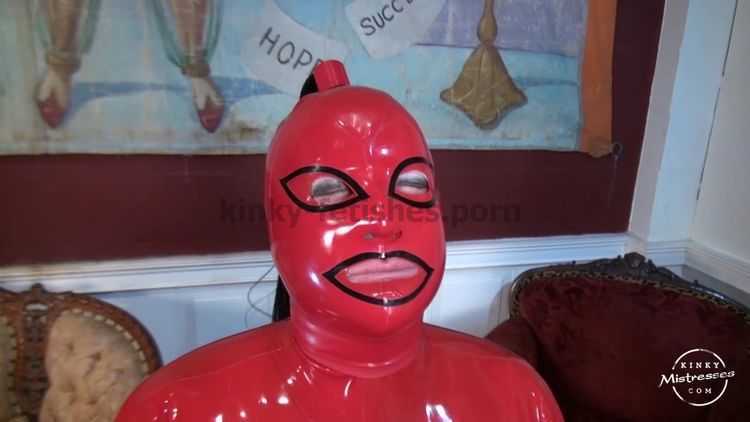 Kinky Mistresses – Is the Rubberdoll ready for her make up?