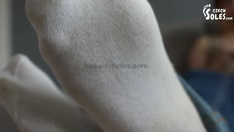 Socks fetish – Czech Soles – Very Smelly And Worn White Puma Socks