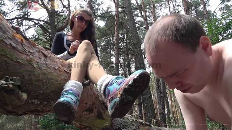 Feet slave – dirty sneaker worship and nasty trampling