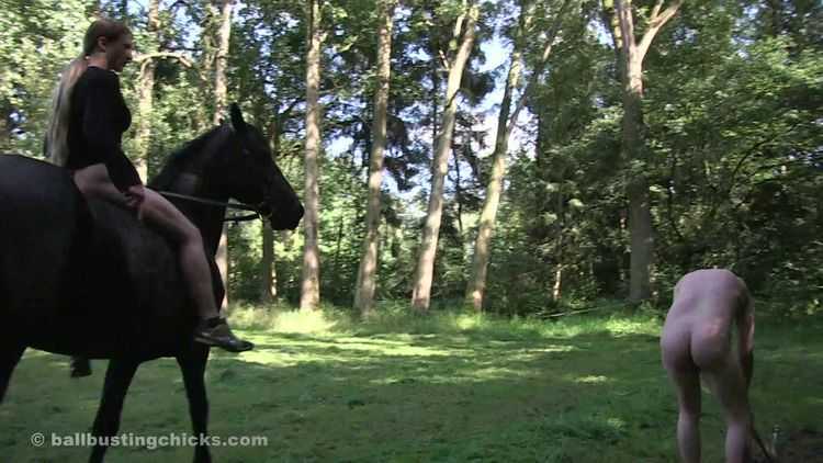 Horse Riding – Ball Busting Chicks – Slave Hunt – My complete Riding Cult Movie – Isabella