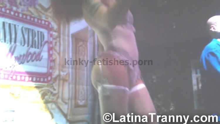 LatinaTranny presents Nikki Tranny Strip in California