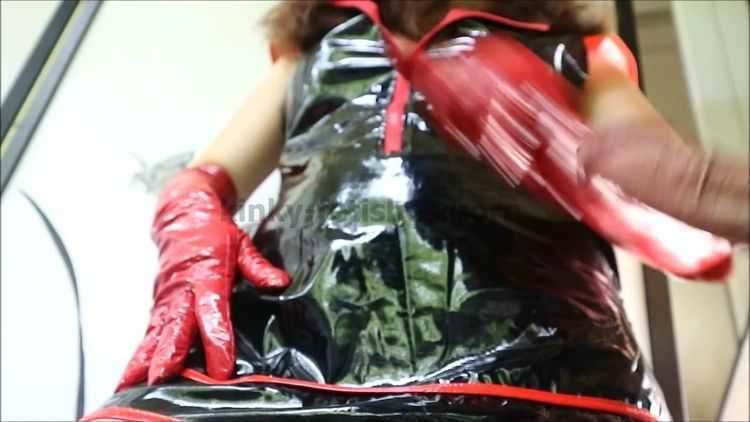 handjob - HJ Goddess TEASE – HJ Latex red glove of nurse