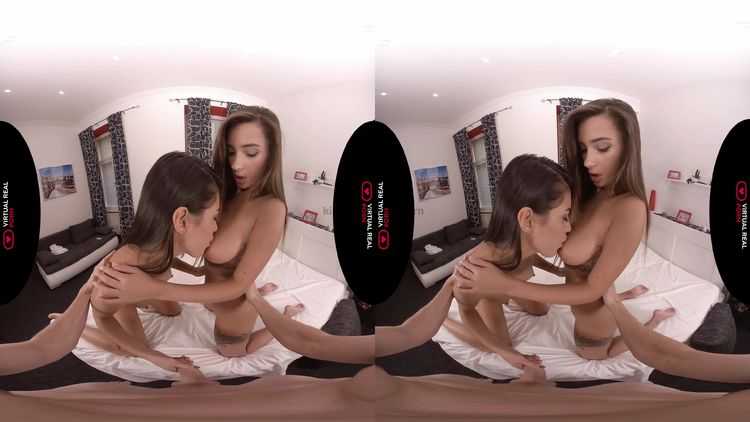 virtual reality - Virtualrealporn presents Carolina Abril, Liya Silver in Pumpkin contest