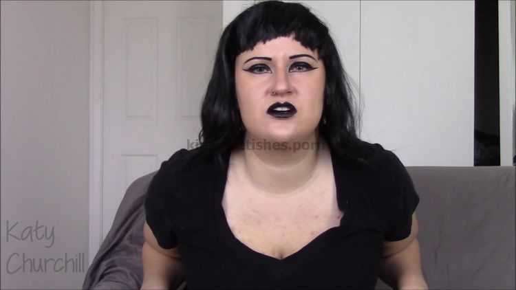 Online video Katy Churchill - BBW Goth Girl Mocks Beta Boy femdom