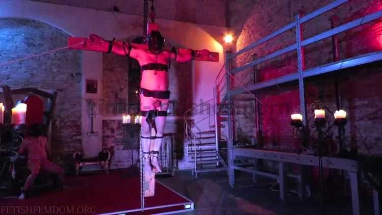 Porn online Danish Femdom - Electric Crucifixion femdom