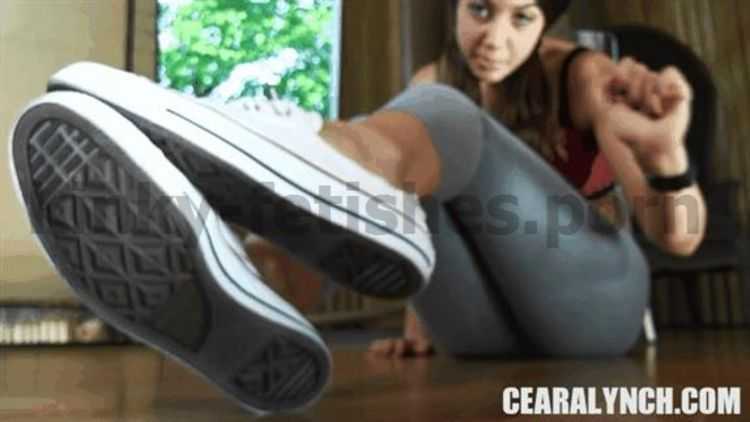 Porn online Ceara Lynch - White Converse femdom