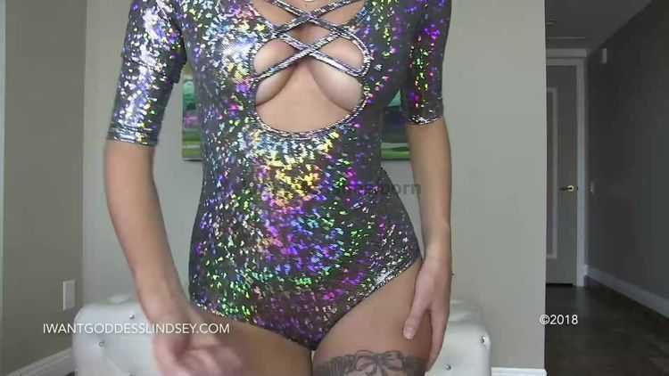 Porn online Goddess Lindsey - Shiny Jerk Tease femdom