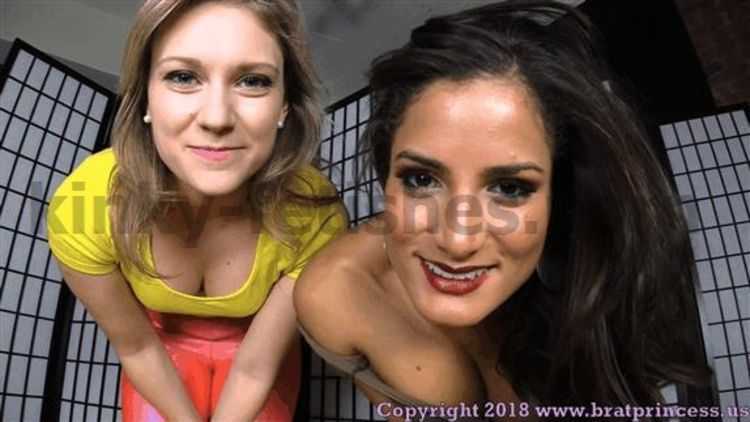 Porn online Brat Princess 2 – ChiChi and Kendall POV – Try on Outfits to Tease an Ass Addict in Chastity femdom