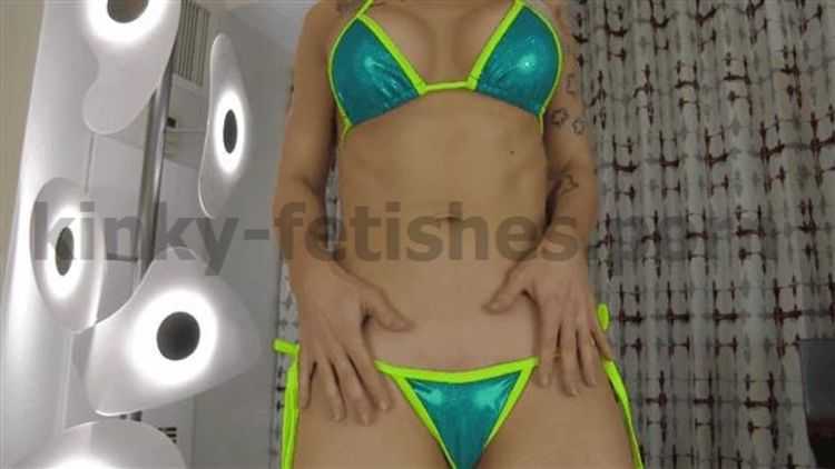 Porn online Miss London Lix - Shiny Bikini Drain 2 femdom