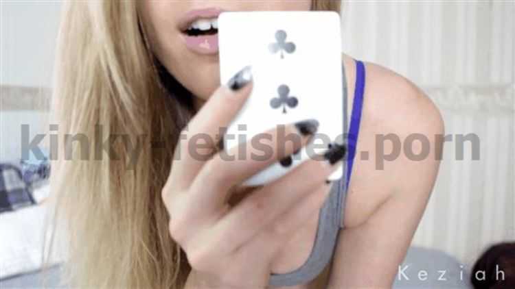 Porn online Keziah - JOI Card Game femdom