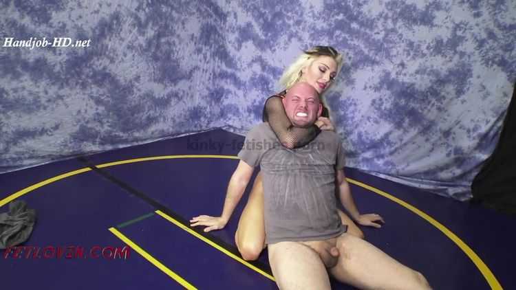 Online Tube Ballbustin & Foot Lovin presents Cameron Dee in Testicle Wrestling XLI - handjob and footjob