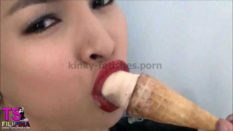 Online Tube TSFilipina presents TS Filipina in Lick Ice Cream - shemales