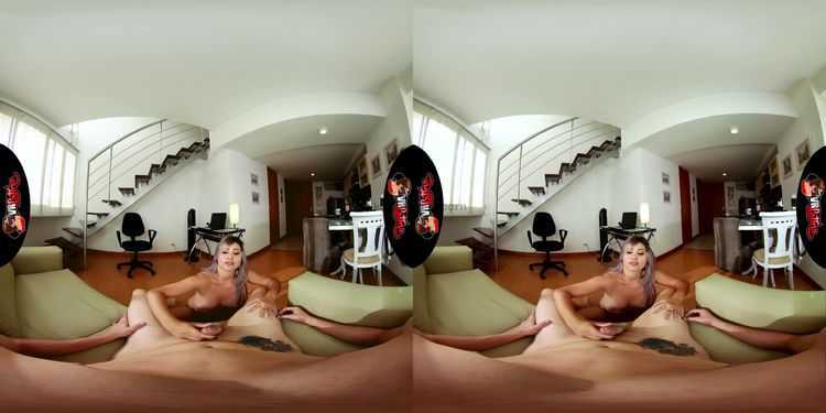 Online Tube VRLatina presents Ashley Grey in Working From Home - virtual reality