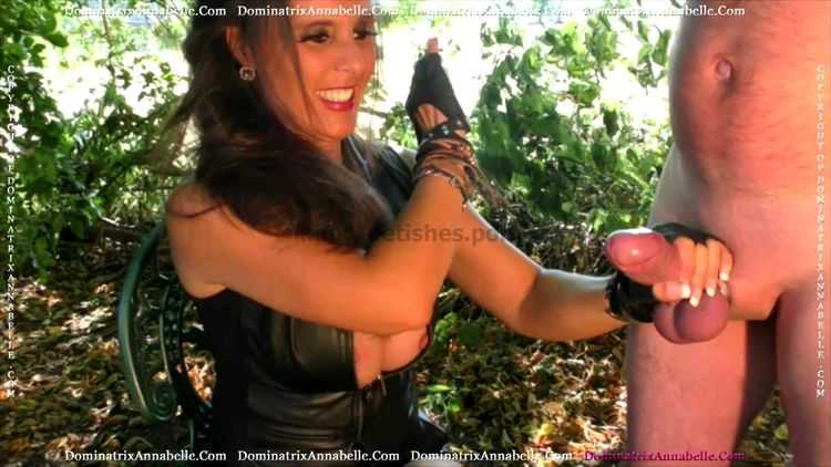 Porn online Dominatrix Annabelle - It’s all in the Game! Ha,Bulls Eye! [CBT, Handjob]