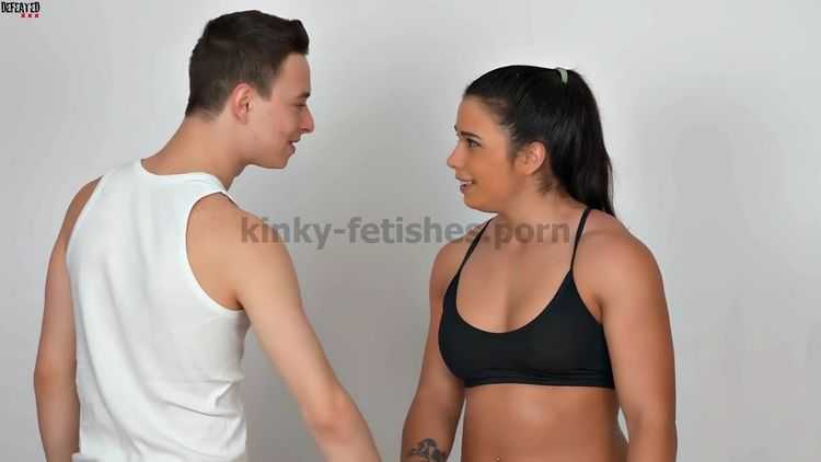 Online femdom video Defeated - Dumbass becomes dumbbell for Ninel’s Workout