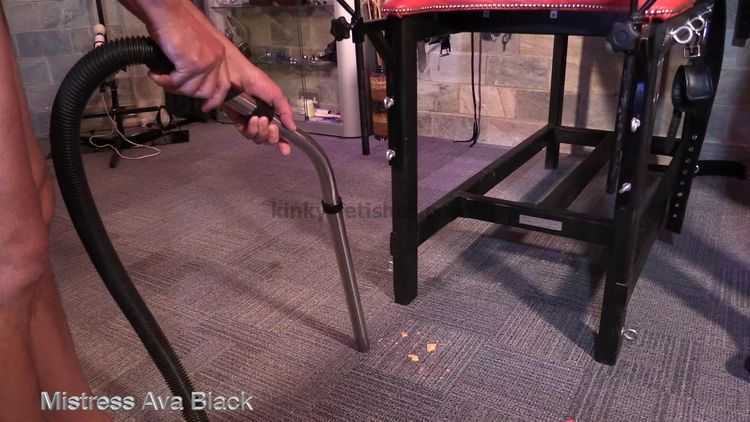 Porn tube Ava Black - Behind the scenes idiot slave hoovers