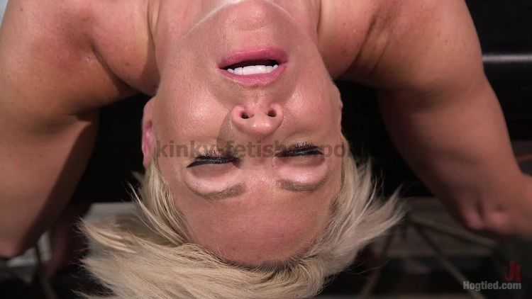 Porn tube Blonde Buff MILF Helena Locke Made to Cum in Tight Rope Bondage!! - Kink  October 12, 2017