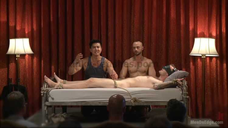 Porn tube Edged in front of a live audience Christian Wilde blows a massive load - Kink  October 13, 2015