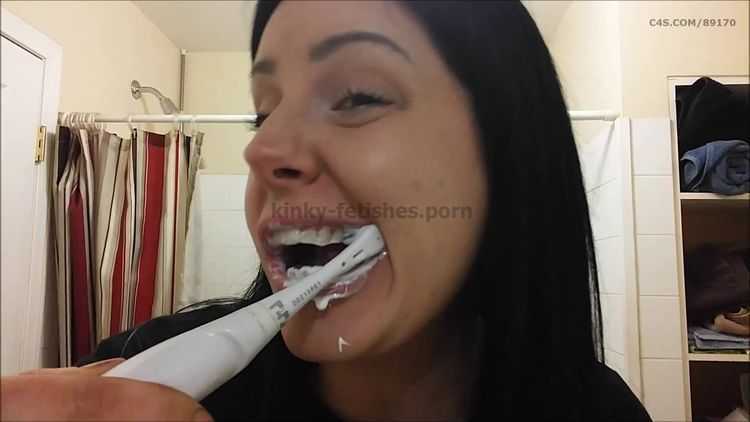 Porn tube Booty4U - Brushing Teeth With Electric Toothbrush