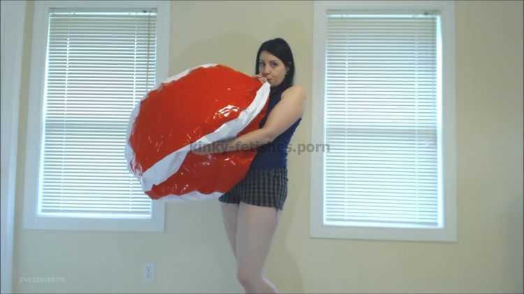 Porn tube Booty4U - Blowing Up Red And White Beach Ball