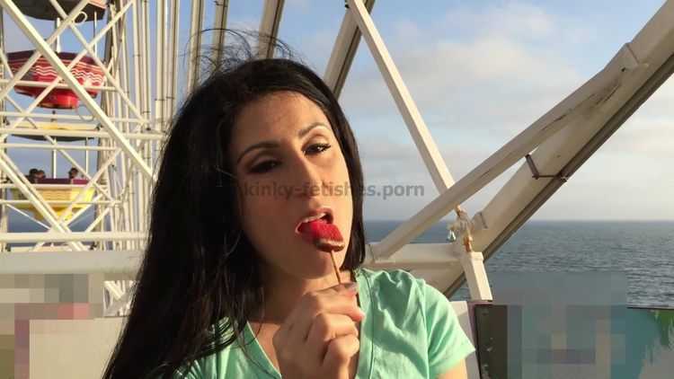 Porn tube Luscious Lopez - Luscious Lopez lollilop on ferris wheel