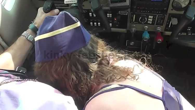 Porn tube Blue Eyed Gypsy – Fucking pilot during flight