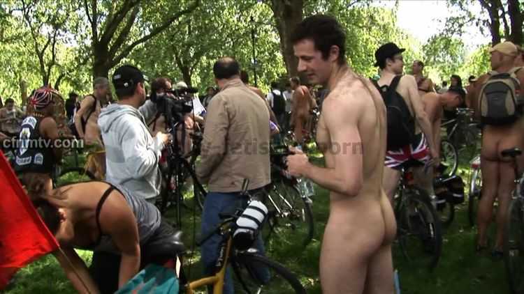 Porn online CfnmTV – Naked Bike Ride Virgins Part 2