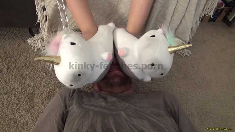 Porn online Female domination – Miss Tiffany – Humiliated By Unicorn Slippers