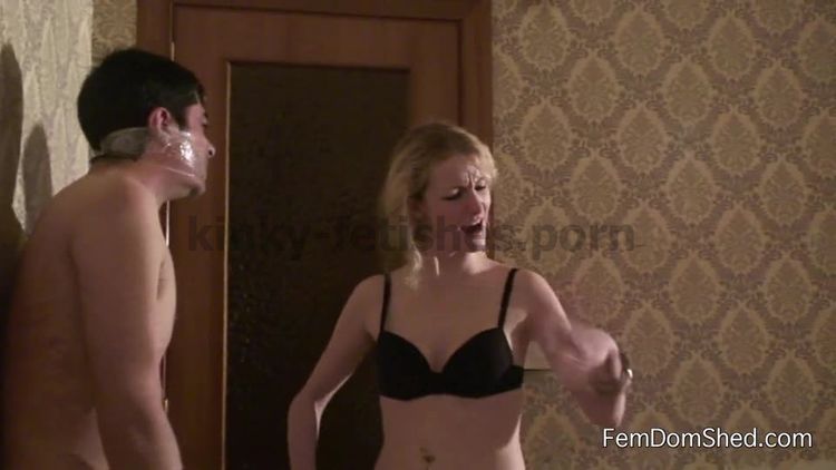 Femdomshed - Nasty Natascha, Mistress Sarah - Super extreme face slapping with no mercy